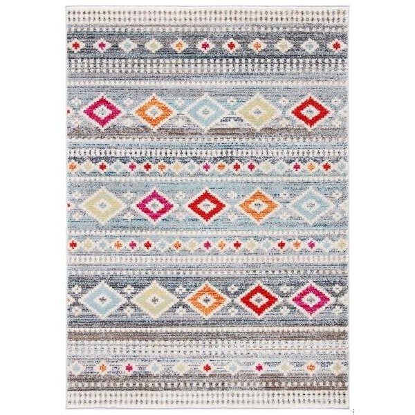 Safavieh Rectangular Adirondack Global Area RugLight Grey & Ivory 3 x 5 ft. ADR276F-3 - main